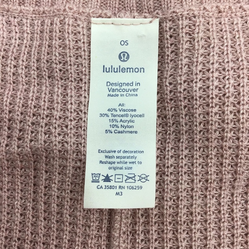 Lululemon Forward Flow Cape Pink Poncho Scarf - Picture 12 of 14